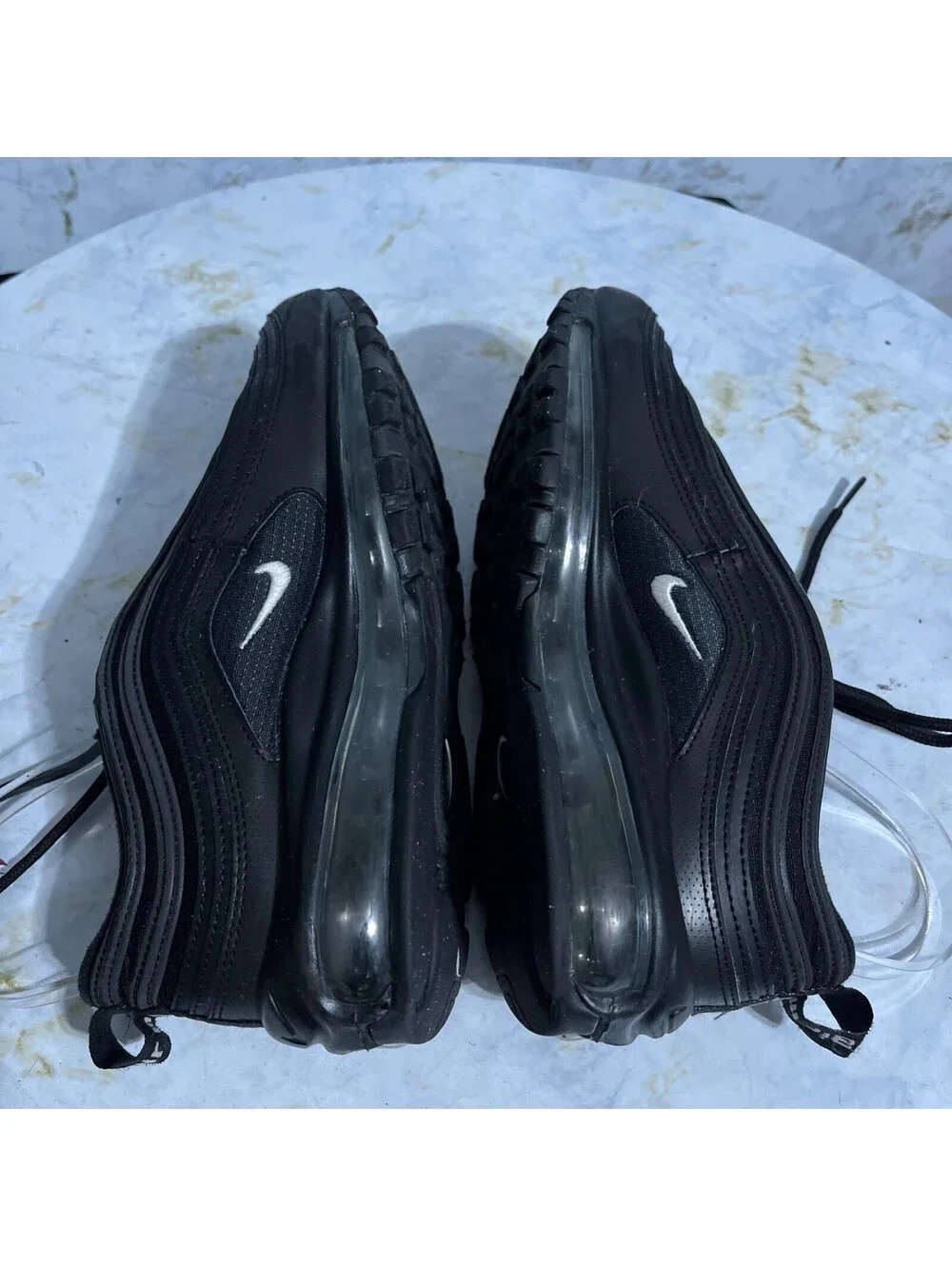 Nike Air Max 97 Women's Size 7 Shoes Black Athletic Low Top Trainer Sneakers